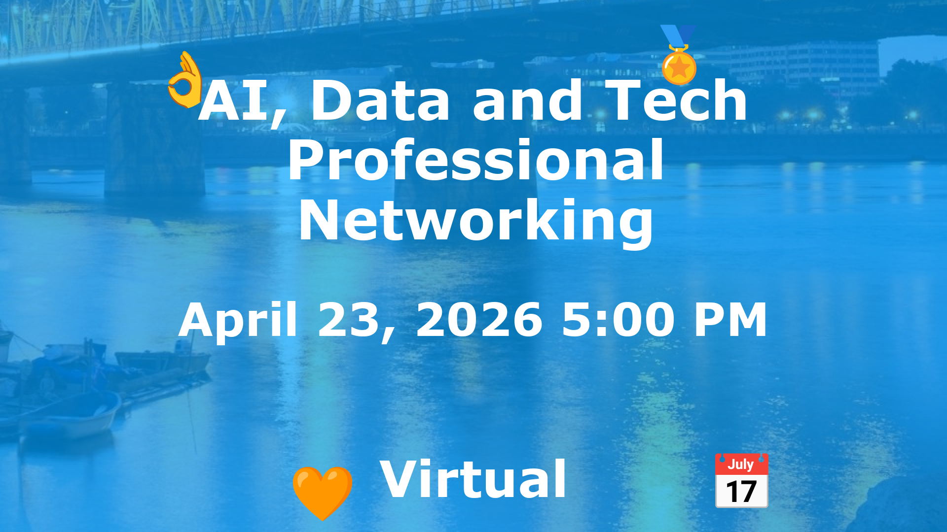 AI, Data and Tech Professional Networking event image